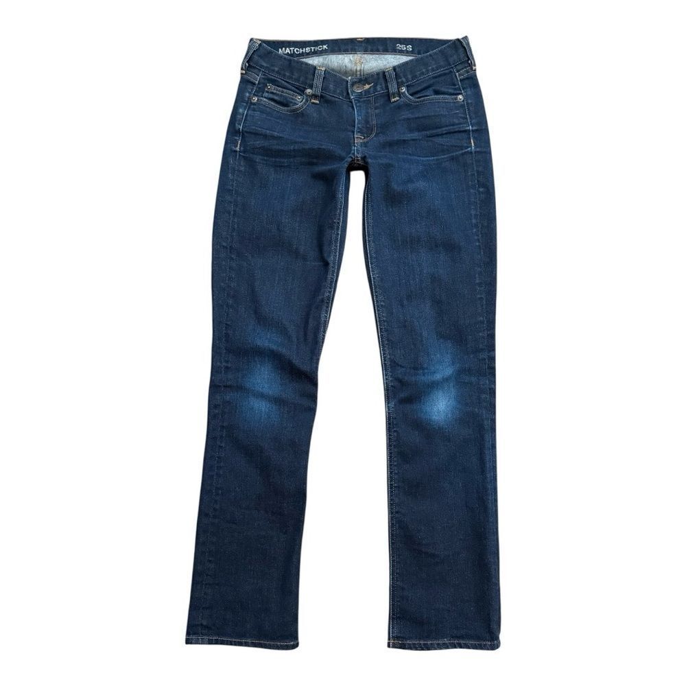 J.Crew Matchstick Jeans 25S Petite Slim Straight Dark Wash Stretch Denim